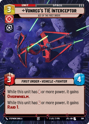 Vonreg's TIE Interceptor — Ace of the First Order