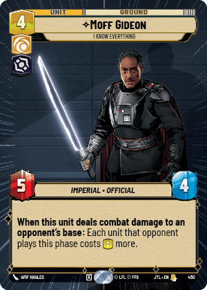 Moff Gideon — I Know Everything