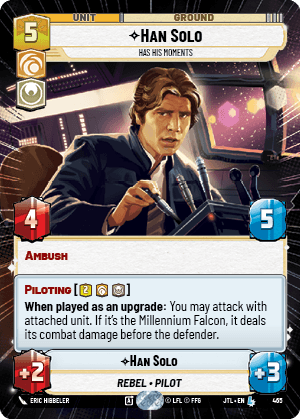 Han Solo — Has His Moments