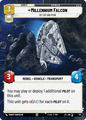 Millennium Falcon — Get Out And Push