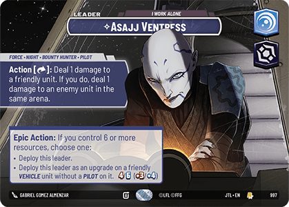 Asajj Ventress — I Work Alone