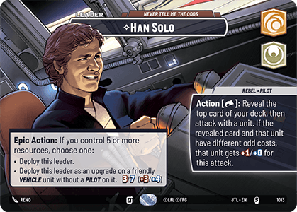 Han Solo — Never Tell Me the Odds