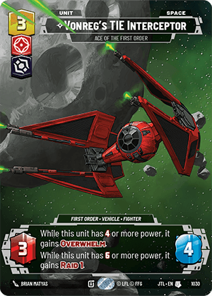 Vonreg's TIE Interceptor — Ace of the First Order
