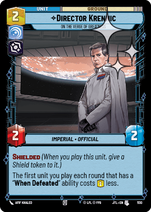 Director Krennic — On the Verge of Greatness