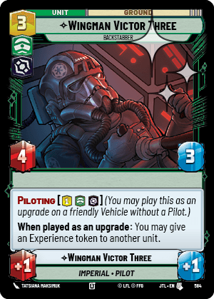 Wingman Victor Three — Backstabber