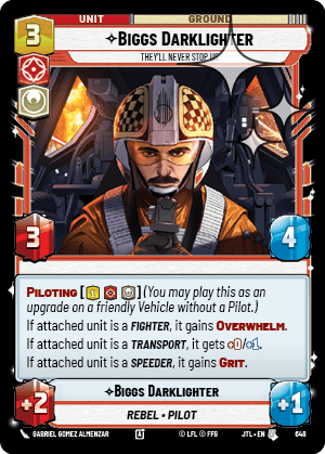 Biggs Darklighter — They'll Never Stop Us