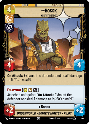 Bossk — Hunt By Instinct