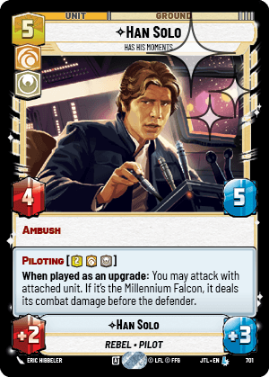 Han Solo — Has His Moments