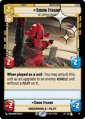 Sidon Ithano — The Crimson Corsair