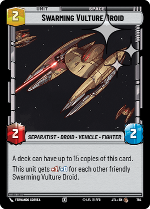 Swarming Vulture Droid