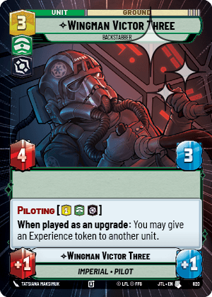 Wingman Victor Three — Backstabber