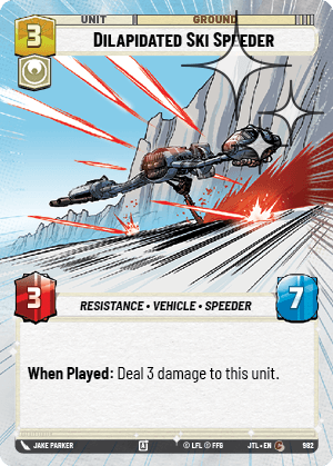 Dilapidated Ski Speeder