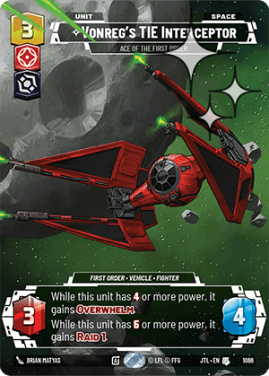 Vonreg's TIE Interceptor — Ace of the First Order