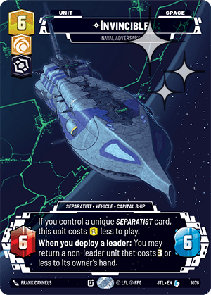 Invincible — Naval Adversary