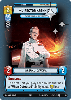 Director Krennic — On the Verge of Greatness