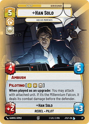 Han Solo — Has His Moments