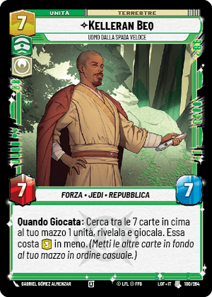 LOF-100 - ⟡Kelleran Beq, UOMO DALLA SPADA VELOCE