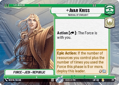 Avar Kriss — Marshal of Starlight