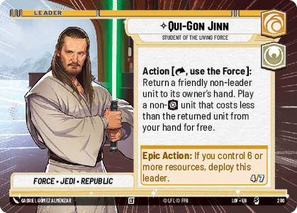 Qui-Gon Jinn — Student of the Living Force