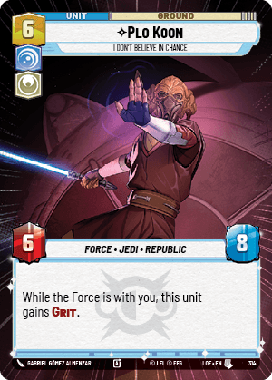 Plo Koon — I Don't Believe in Chance