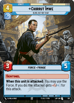 Chirrut Îmwe — Blind, but not Deaf