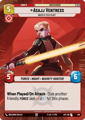 Asajj Ventress — Harden Your Heart