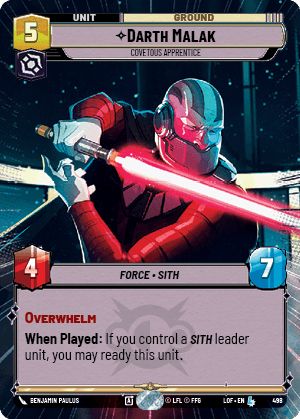 Darth Malak — Covetous Apprentice