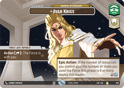 Avar Kriss — Marshal of Starlight