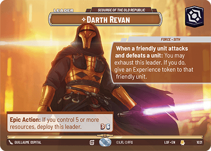 Darth Revan — Scourge of the Old Republic