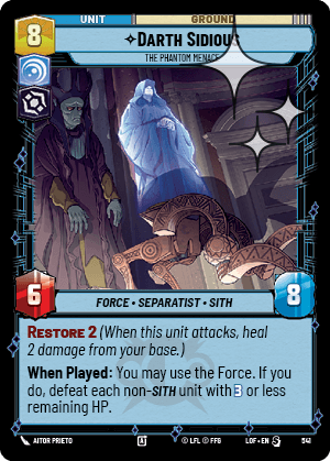 Darth Sidious — The Phantom Menace