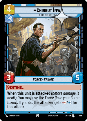 Chirrut Îmwe — Blind, but not Deaf