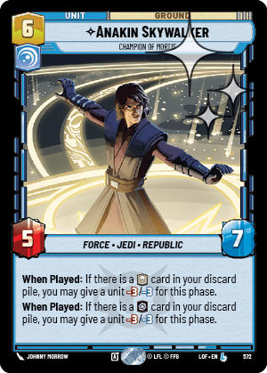 Anakin Skywalker — Champion of Mortis