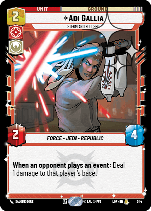 Adi Gallia — Stern and Focused
