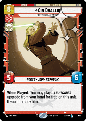 Cin Drallig — Esteemed Blademaster