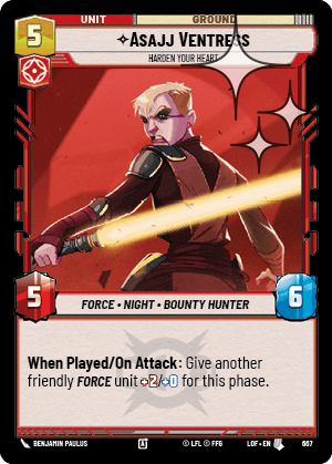 Asajj Ventress — Harden Your Heart