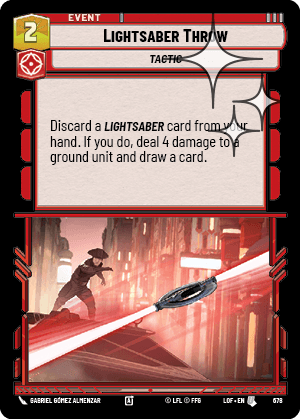 Lightsaber Throw