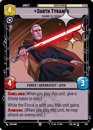 Darth Tyranus — Servant of Sidious