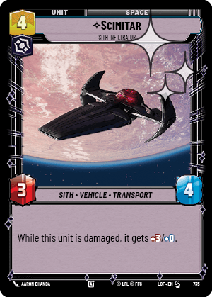 Scimitar — Sith Infiltrator
