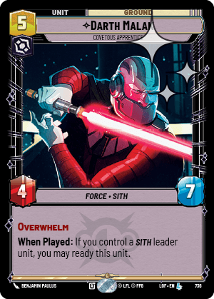 Darth Malak — Covetous Apprentice