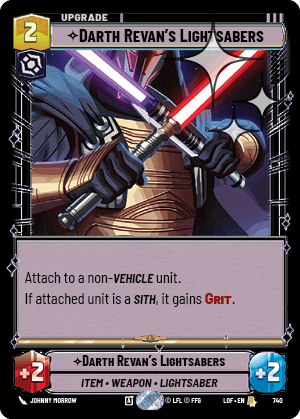 Darth Revan's Lightsabers