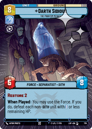 Darth Sidious — The Phantom Menace