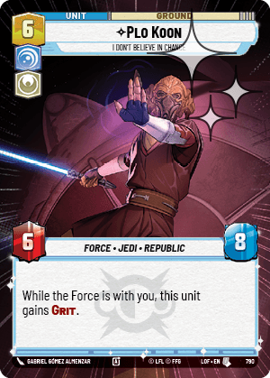 Plo Koon — I Don't Believe in Chance