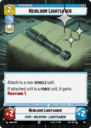Heirloom Lightsaber