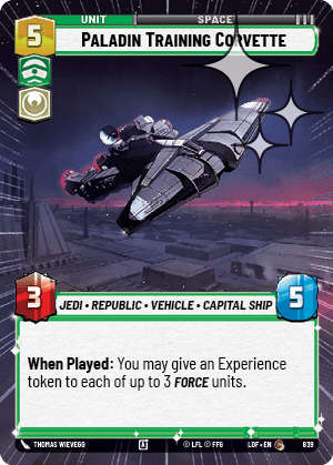 Paladin Training Corvette