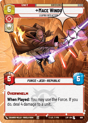 Mace Windu — Leaping into Action