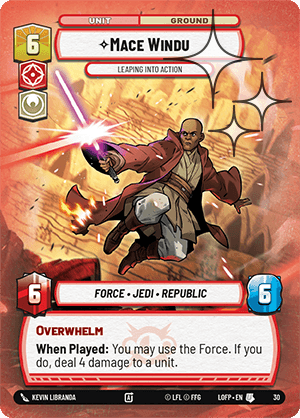 Mace Windu — Leaping into Action