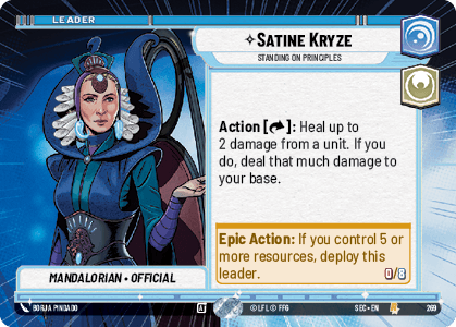 Satine Kryze — Standing on Principles