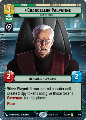 Chancellor Palpatine — I Am the Senate