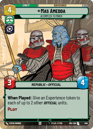 Mas Amedda — Accomplice to Power