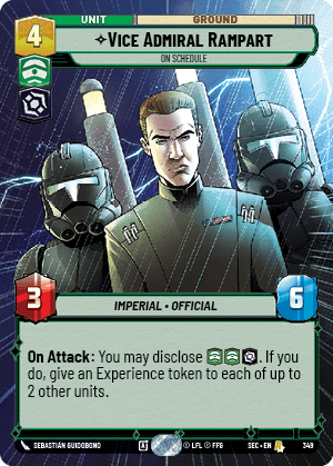 Vice Admiral Rampart — On Schedule